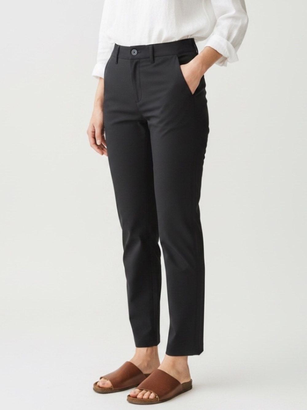 Tommy Bahama Arielle IslandZone Black Cropped Pants Size 2